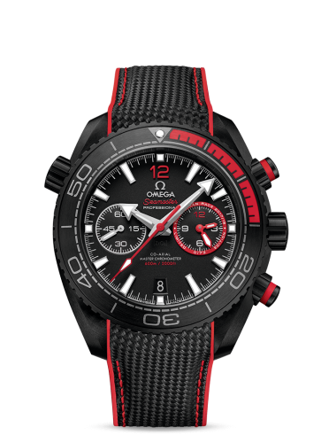 Omega Seamaster Planet Ocean 600M Co-Axial 45.5 Master Chronometer Chronograph Deep Black Red / Volvo Ocean Race